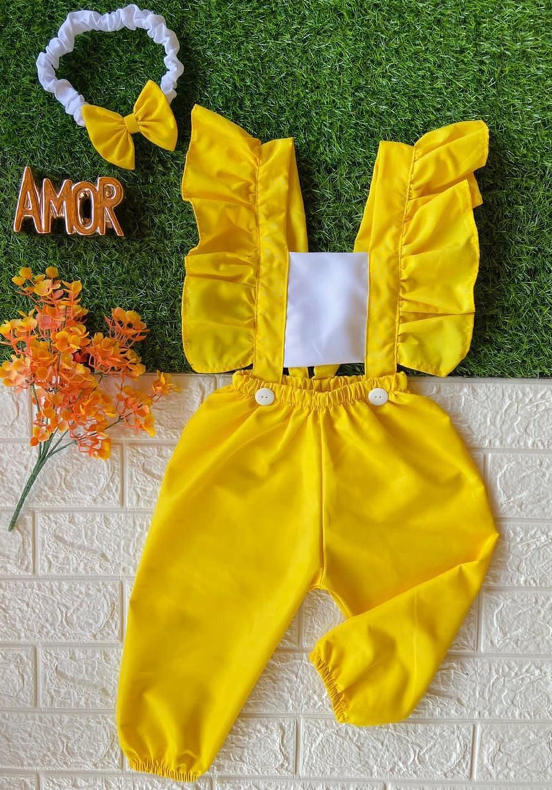 conjunto romper infantil feminino cores lisas