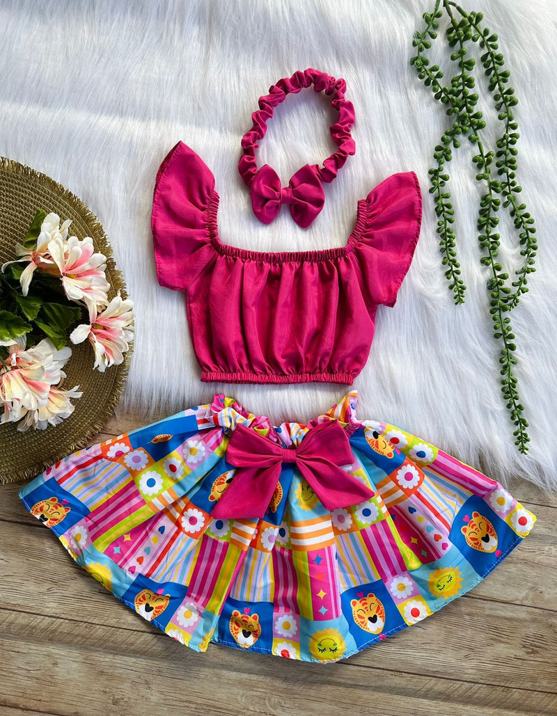 CONJUNTO SAIA COM LAÇO