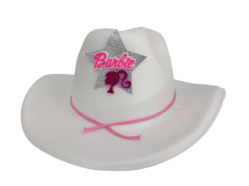 Chapéu Da Barbie Infantil Personalizado Country Lindo Festas