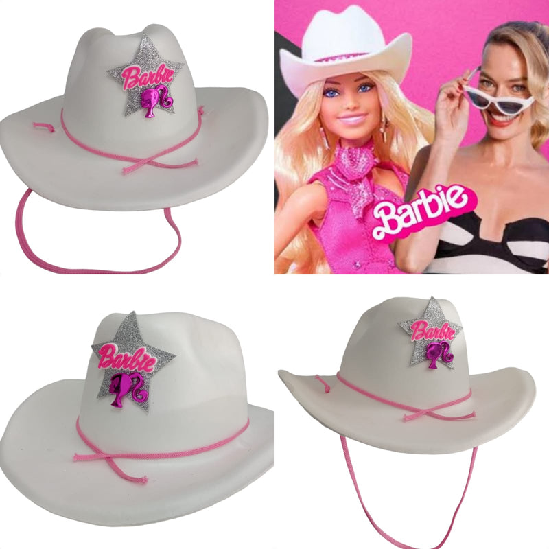 Chapéu Da Barbie Infantil Personalizado Country Lindo Festas