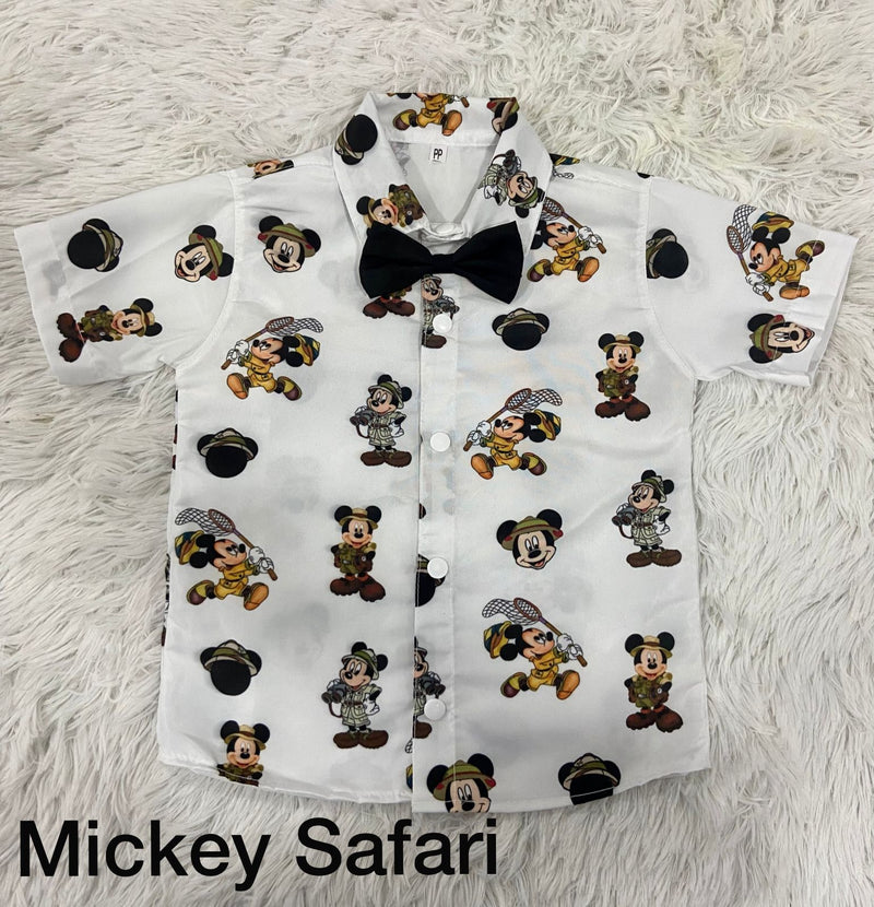 CAMISA   MICKEY C/ GRAVATA BORBOLETA