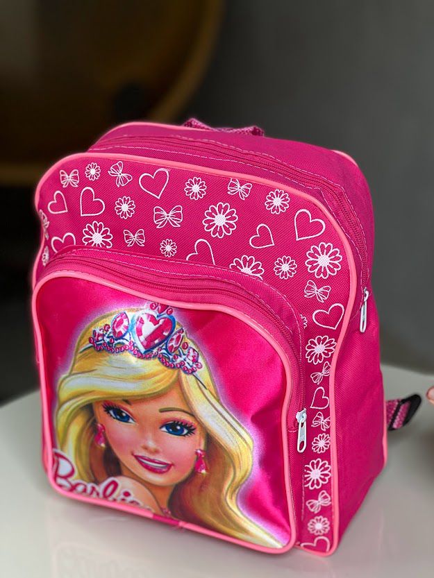 mochila infantil menia da barbie